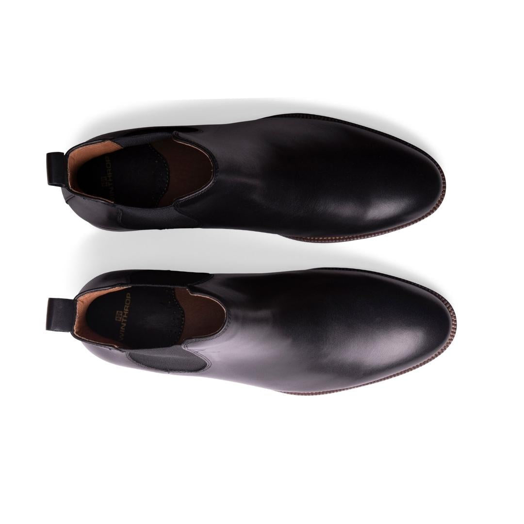 Maison Kingsley Couture Men's Black Suede Chelsea Boots